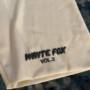 White fox boutique biker short size xs